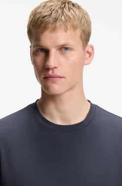 Relaxed-fit T-shirt with a layered logo print