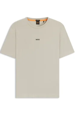 Relaxed-fit T-shirt with a layered logo print