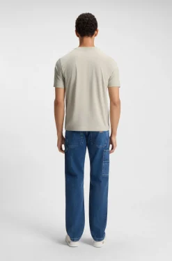 Relaxed-fit T-shirt with a layered logo print