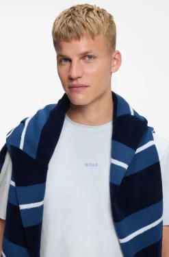 Relaxed-fit T-shirt with a layered logo print