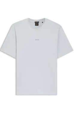 Relaxed-fit T-shirt with a layered logo print