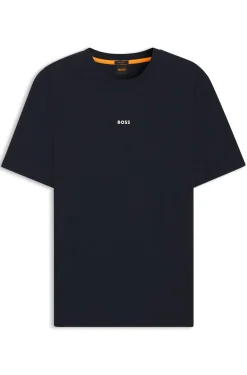 Relaxed-fit T-shirt with a layered logo print