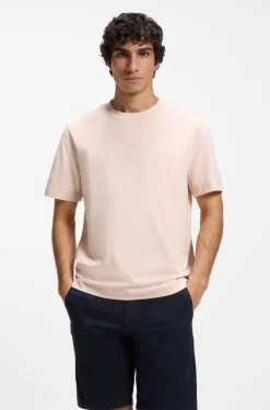 Relaxed-fit T-shirt with a layered logo print