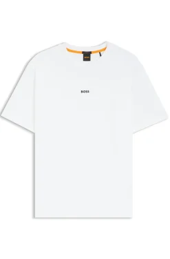 Relaxed-fit T-shirt with a layered logo print