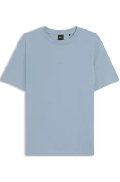 Relaxed-fit T-shirt with a layered logo print