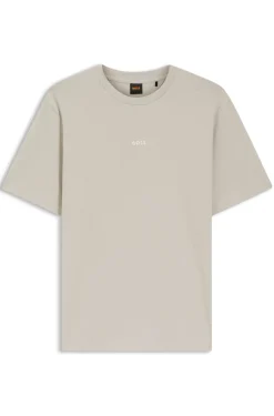 Relaxed-fit T-shirt with a layered logo print