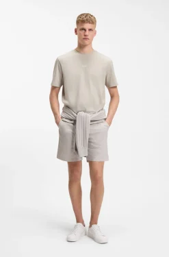 Relaxed-fit T-shirt with a layered logo print