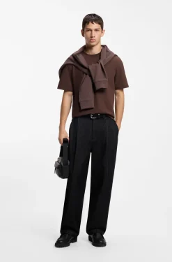 Relaxed-fit T-shirt with central logo detail