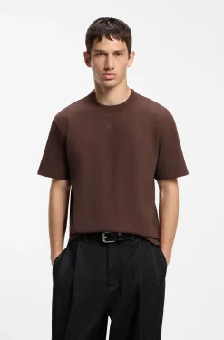 Relaxed-fit T-shirt with central logo detail