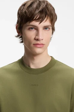 Relaxed-fit T-shirt with central logo detail