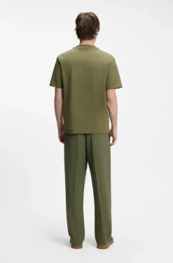 Relaxed-fit T-shirt with central logo detail