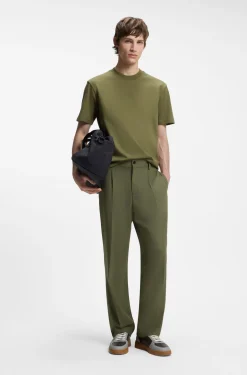 Relaxed-fit T-shirt with central logo detail
