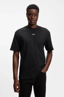 Relaxed-fit T-shirt with central logo detail