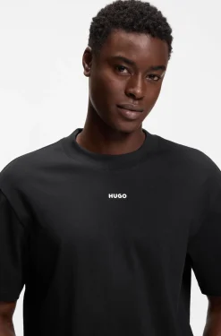 Relaxed-fit T-shirt with central logo detail