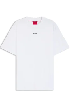 Relaxed-fit T-shirt with central logo detail