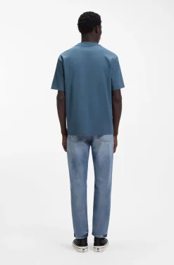 Relaxed-fit T-shirt with central logo detail