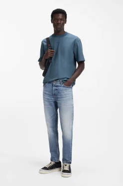 Relaxed-fit T-shirt with central logo detail