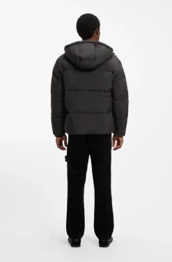 Relaxed-fit water-repellent jacket with logo badge
