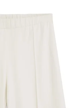 Relaxed-fit wide-leg trousers in lightweight twill