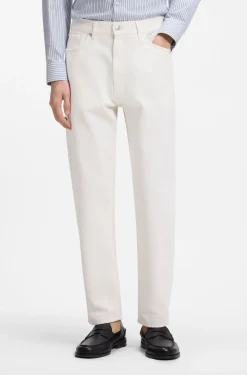 Relaxed-tapered-fit jeans