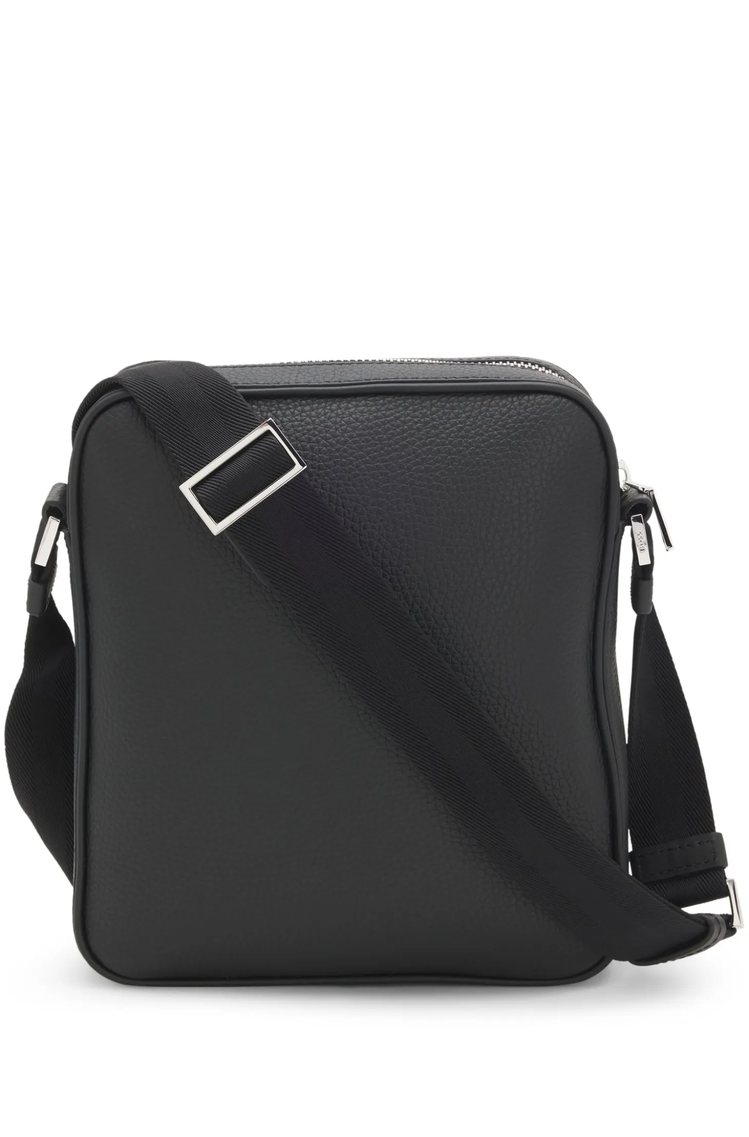 Reporter bag in natural-grain Italian leather