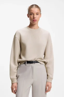 Resort-script logo sweatshirt in cotton