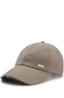 Ribbed Corduroy Cap with Adjustable Buckle