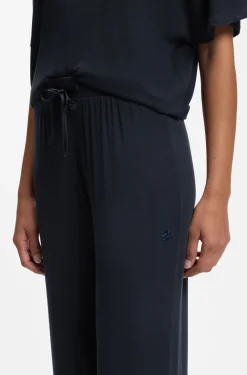 Ribbed-jersey pyjama bottoms with Double B monogram