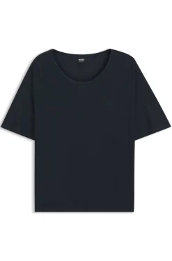 Ribbed-jersey pyjama top with Double B monogram