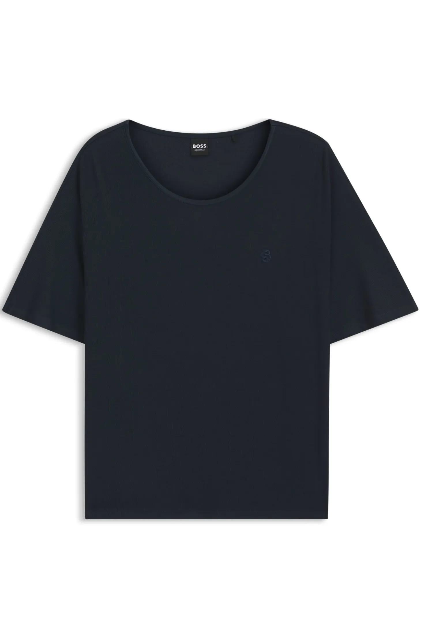 Ribbed-jersey pyjama top with Double B monogram