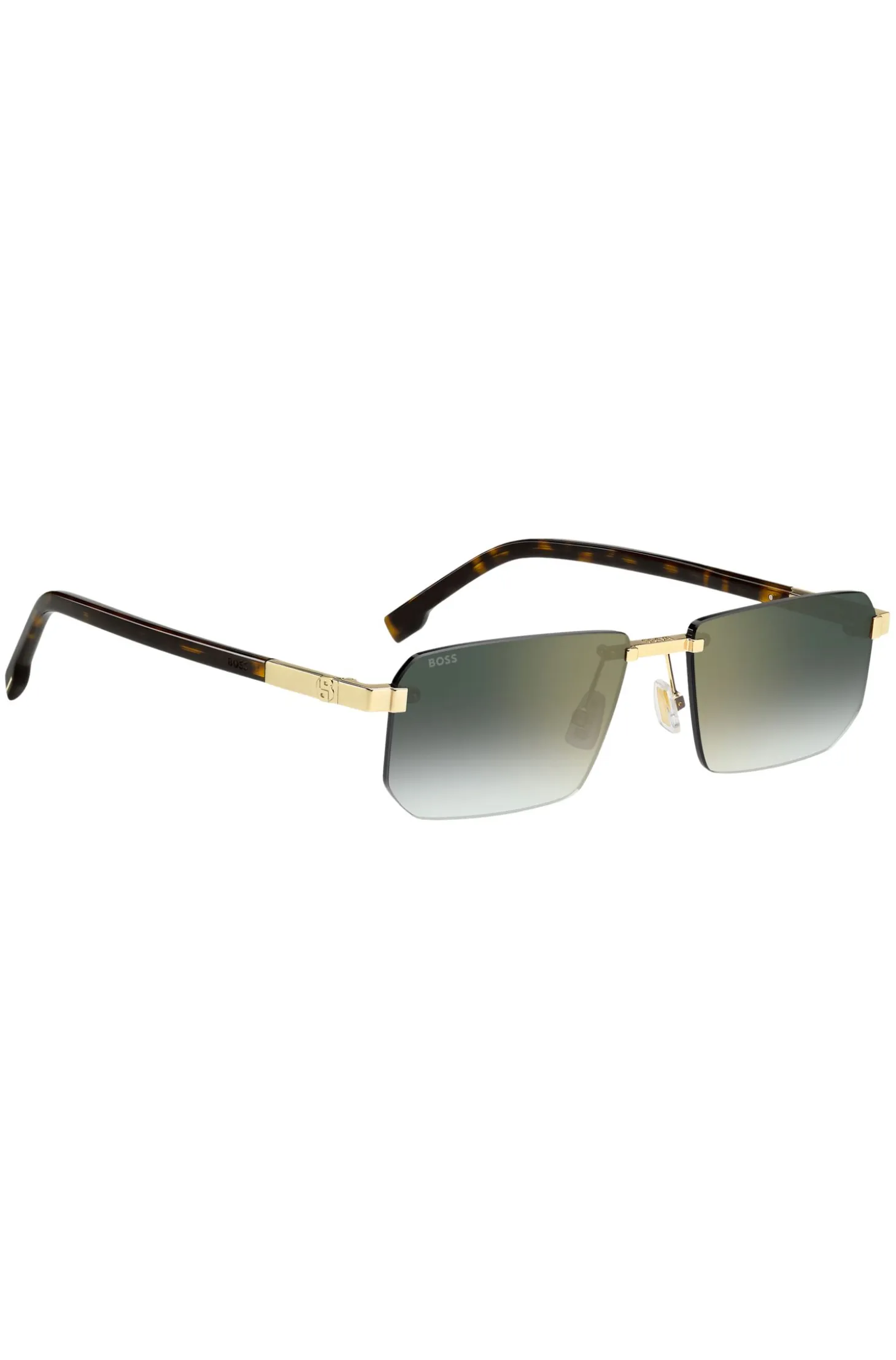 Rimless sunglasses with Double B monogram