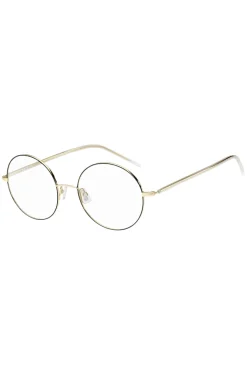 Round optical frames in lightweight titanium with signature hardware