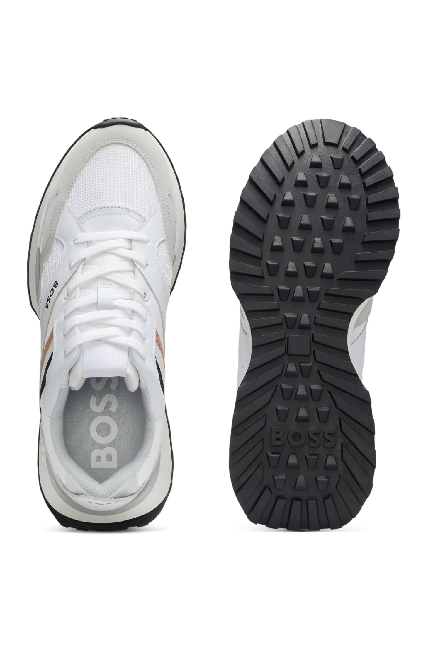 Running-style trainers with EVA-rubber outsole