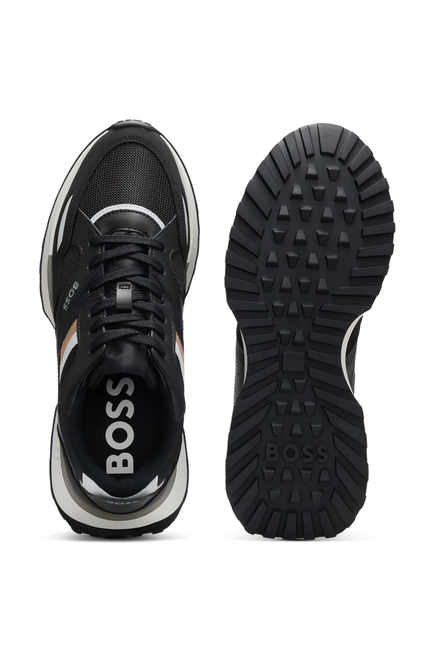 Running-style trainers with EVA-rubber outsole