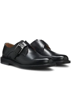 Runway monk shoes in Italian leather