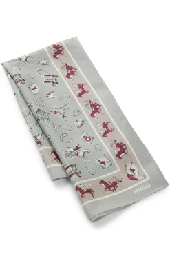 Scarf with digital print
