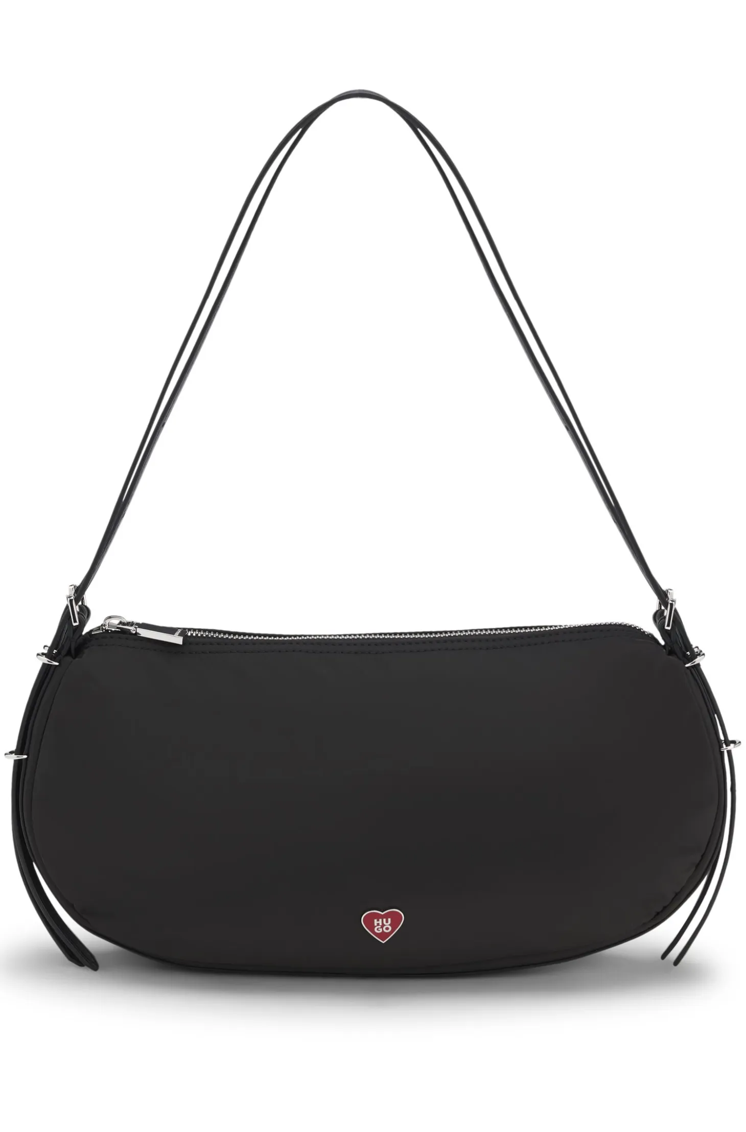 Shoulder bag with stacked logo