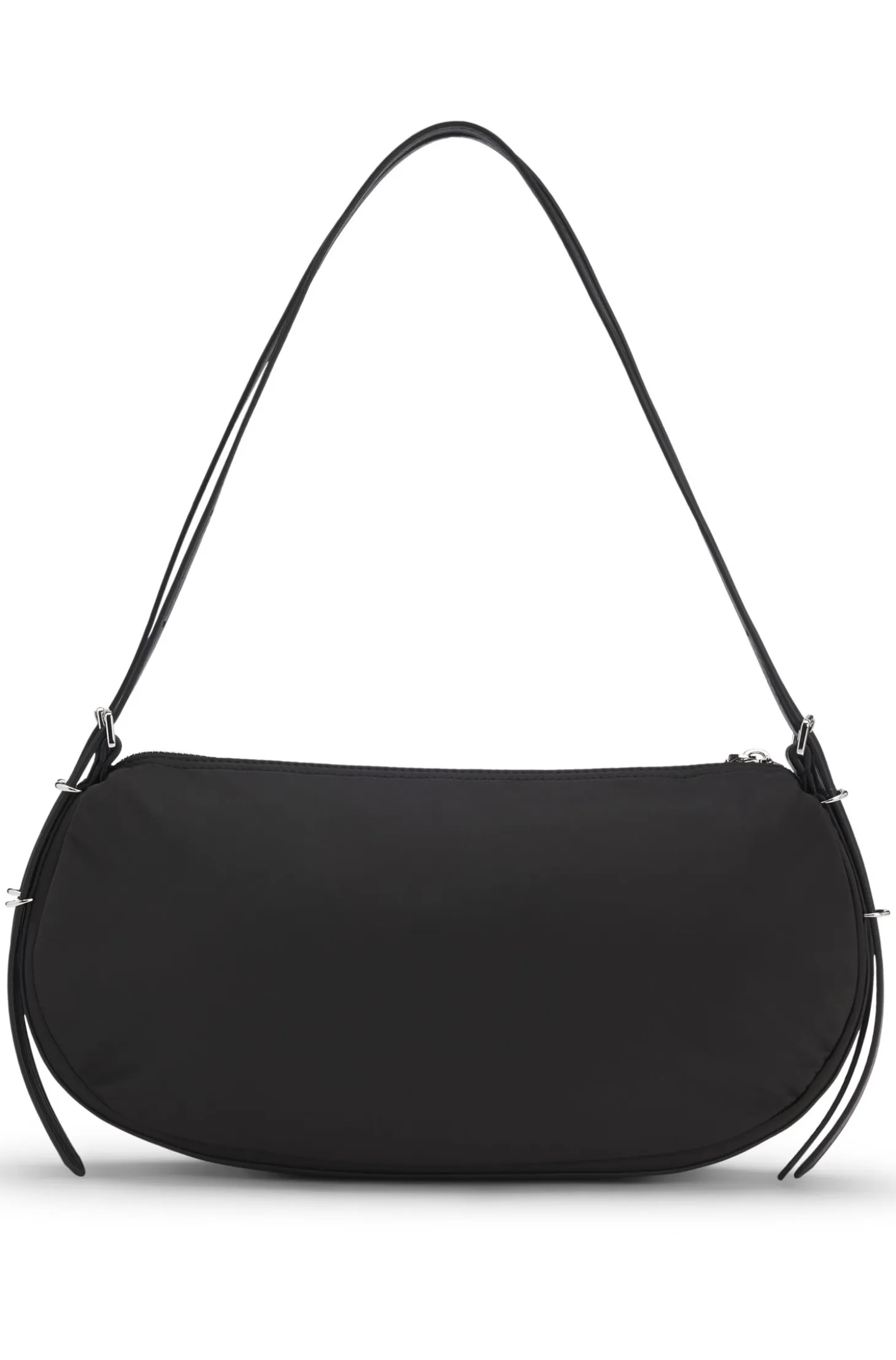 Shoulder bag with stacked logo
