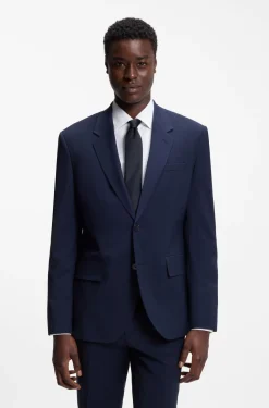 Silk-blend tie with a plain weave