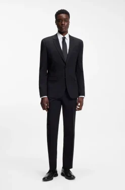 Silk-blend tie with a plain weave