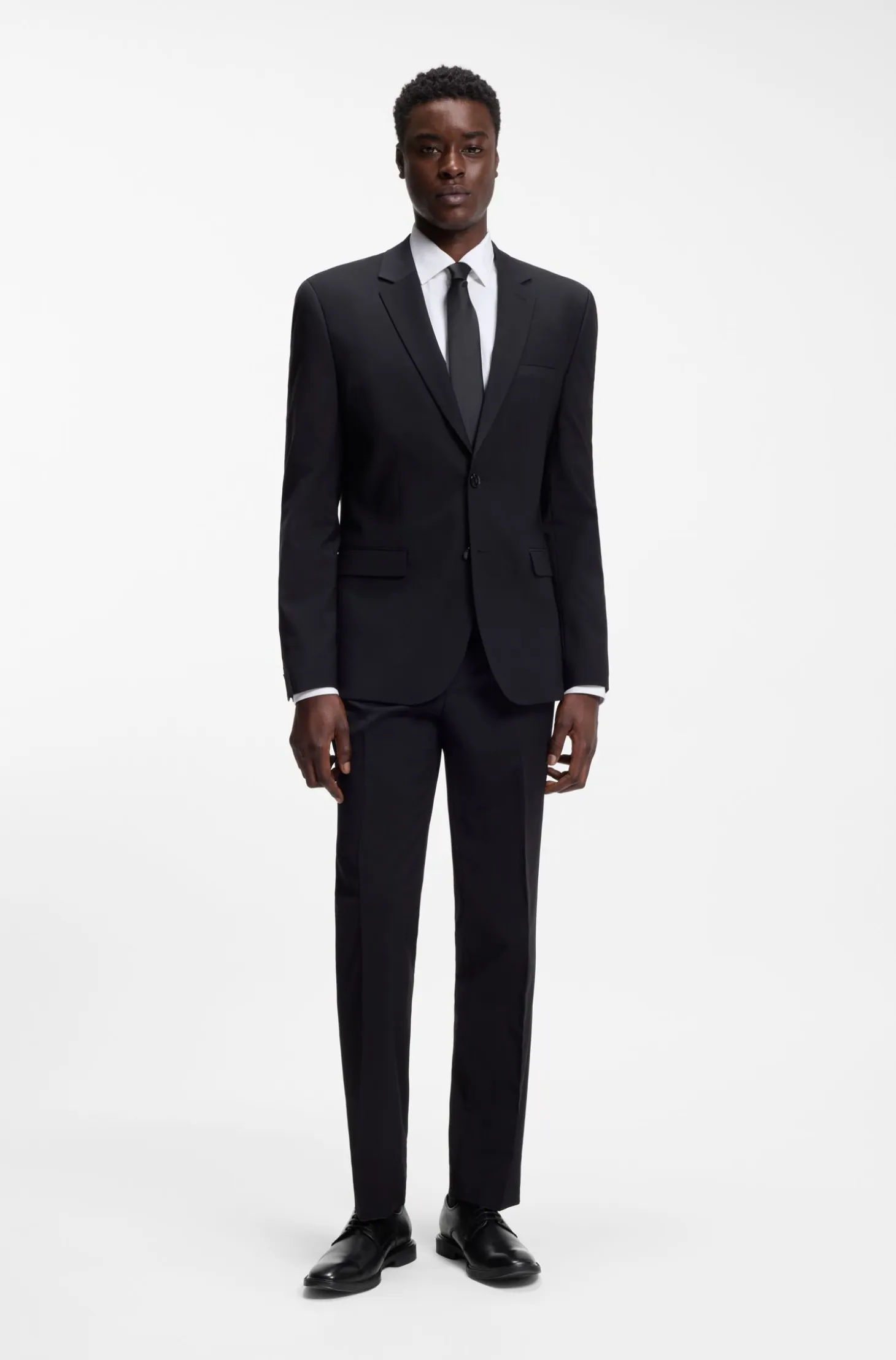 Silk-blend tie with a plain weave