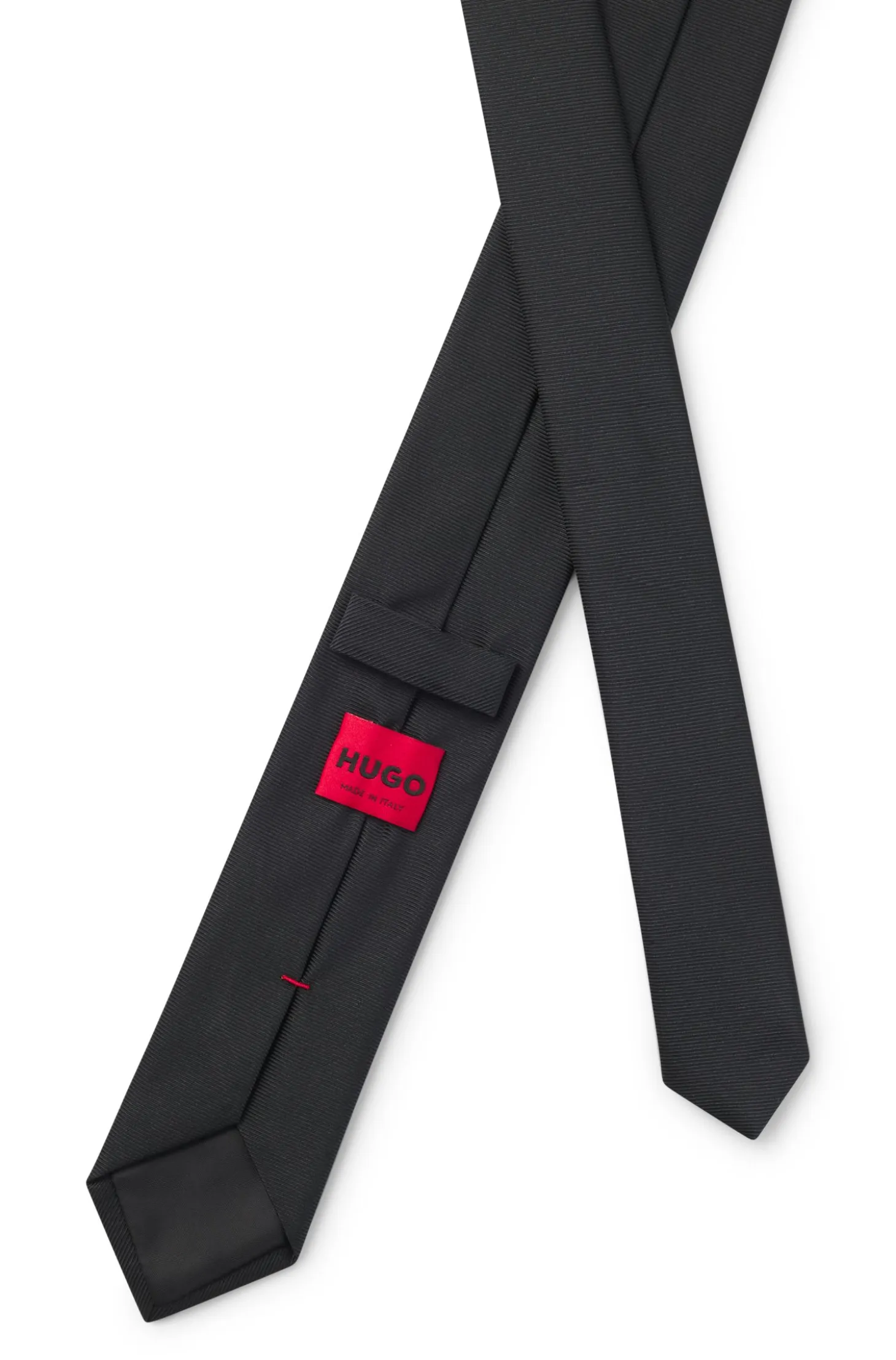 Silk-blend tie with jacquard weave