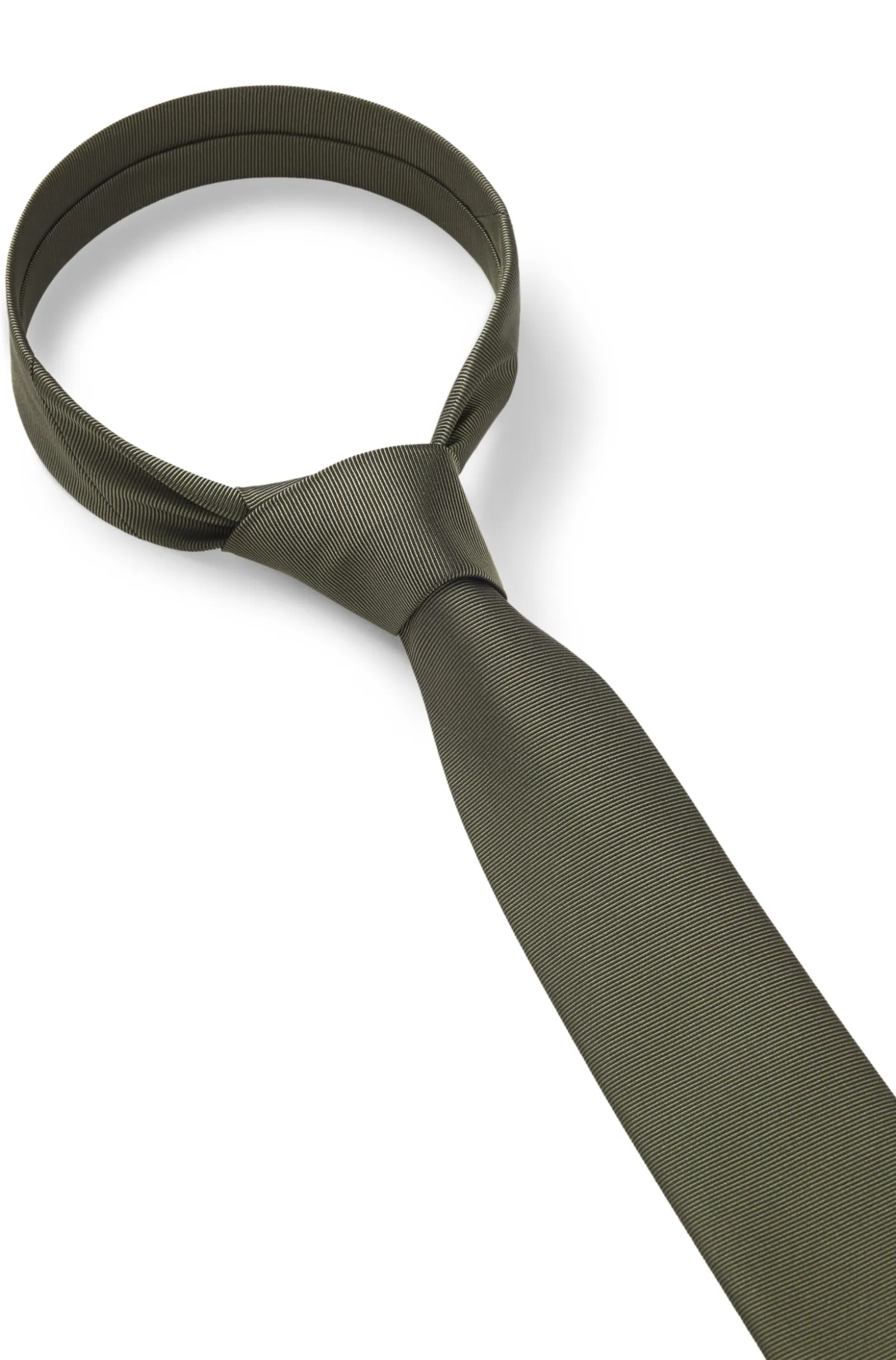 Silk-blend tie with jacquard weave