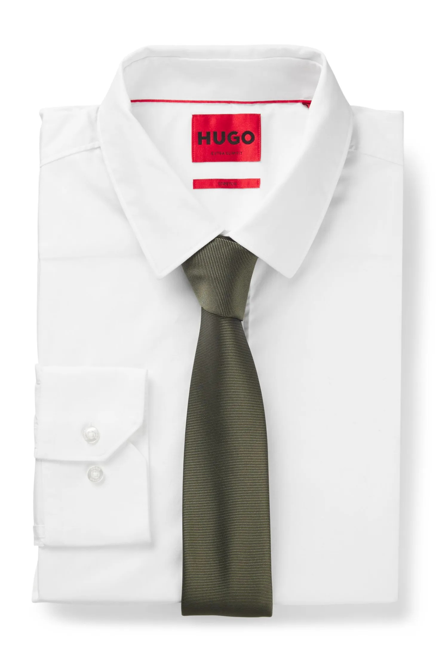 Silk-blend tie with jacquard weave