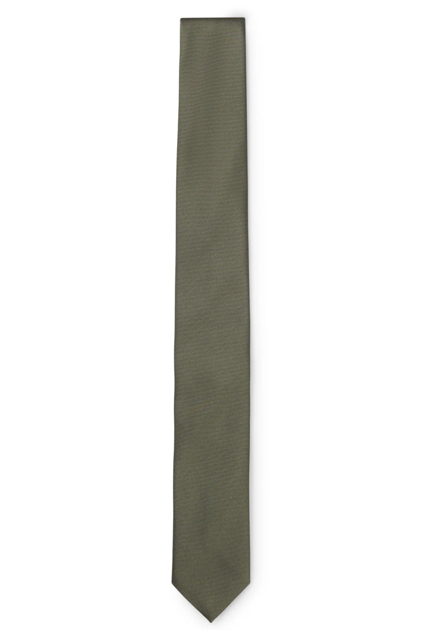 Silk-blend tie with jacquard weave