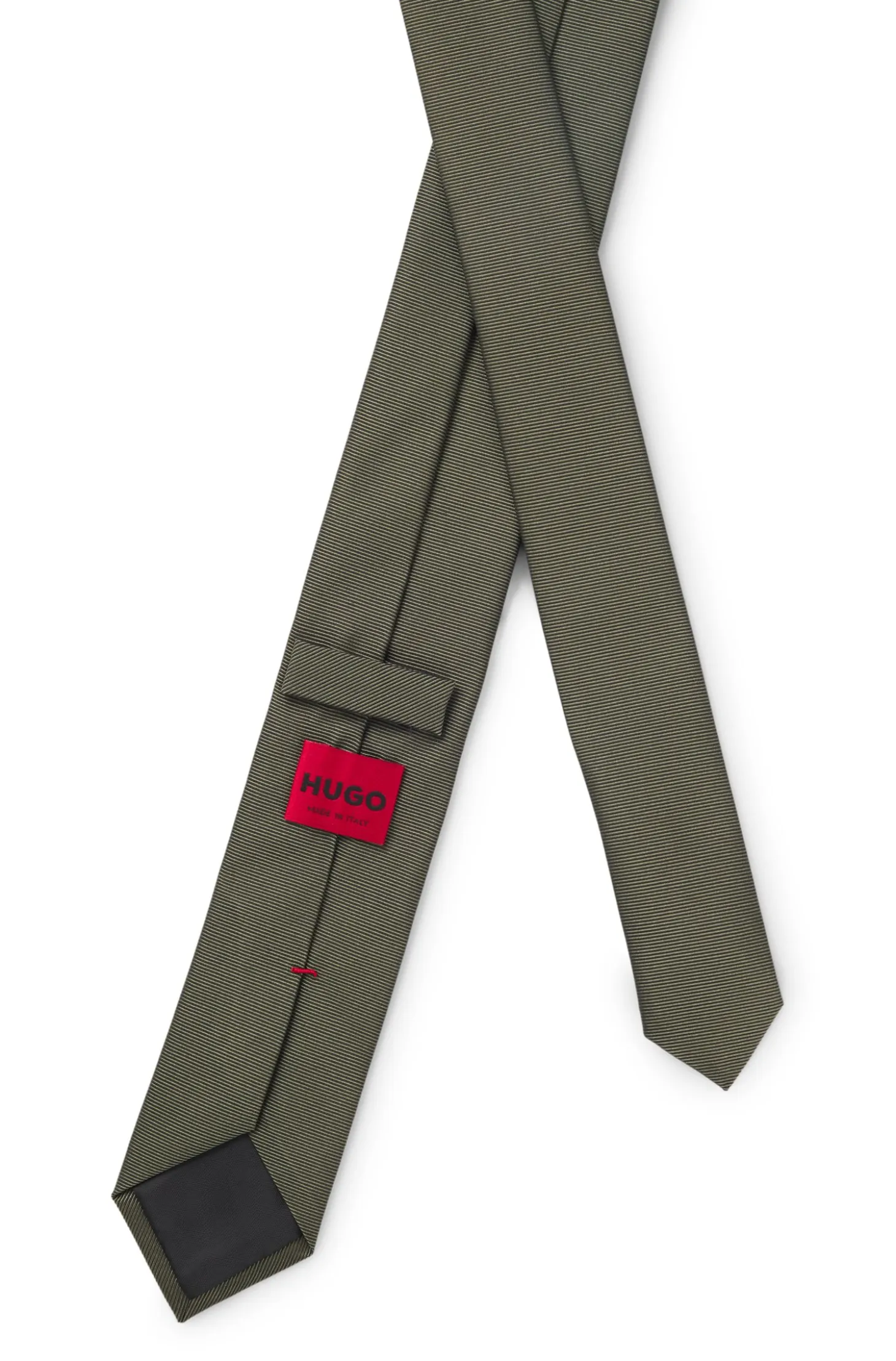 Silk-blend tie with jacquard weave