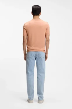 Silk knit T-shirt
