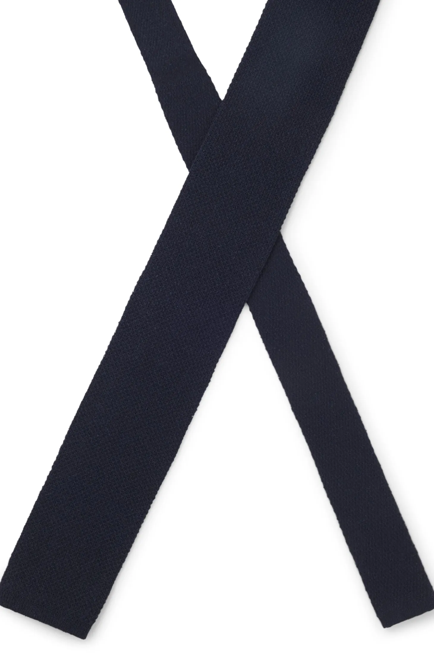 Silk tie in knitted jacquard