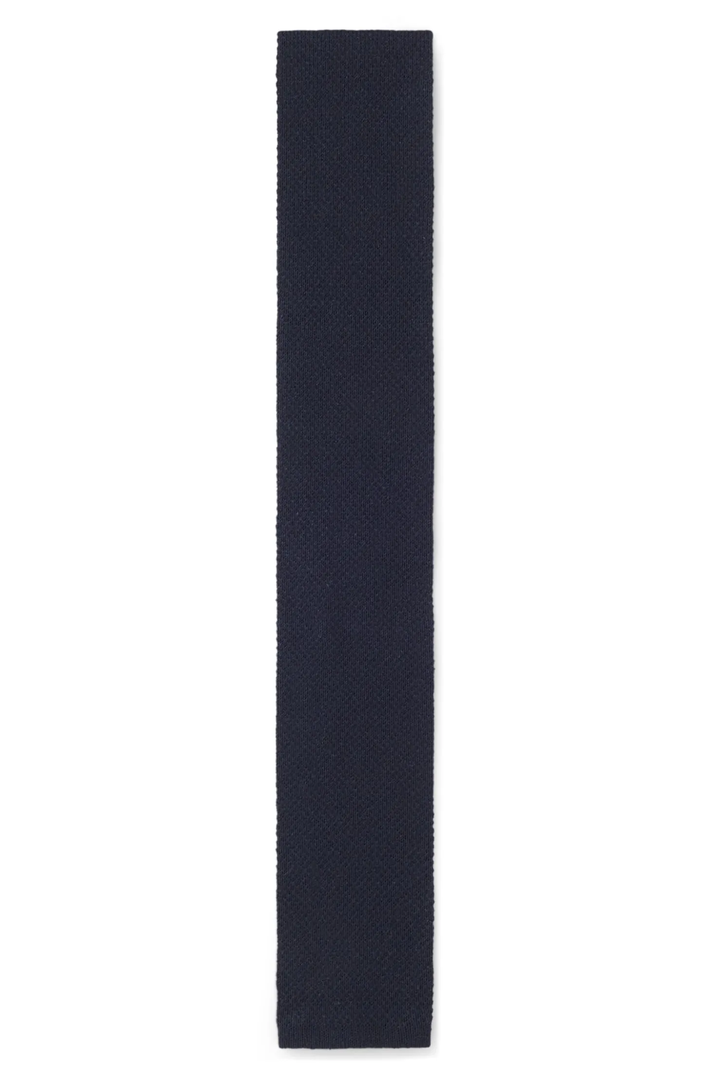 Silk tie in knitted jacquard