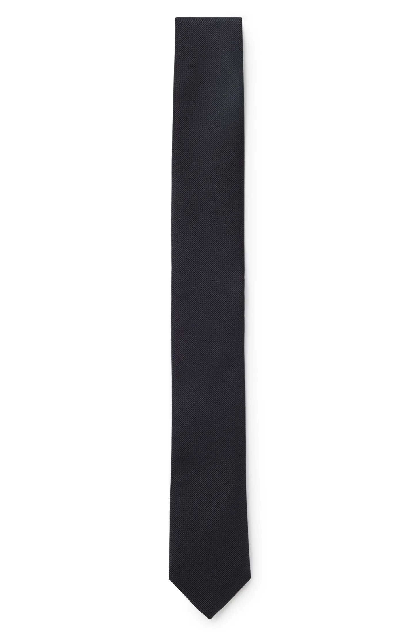 Silk tie with jacquard weave